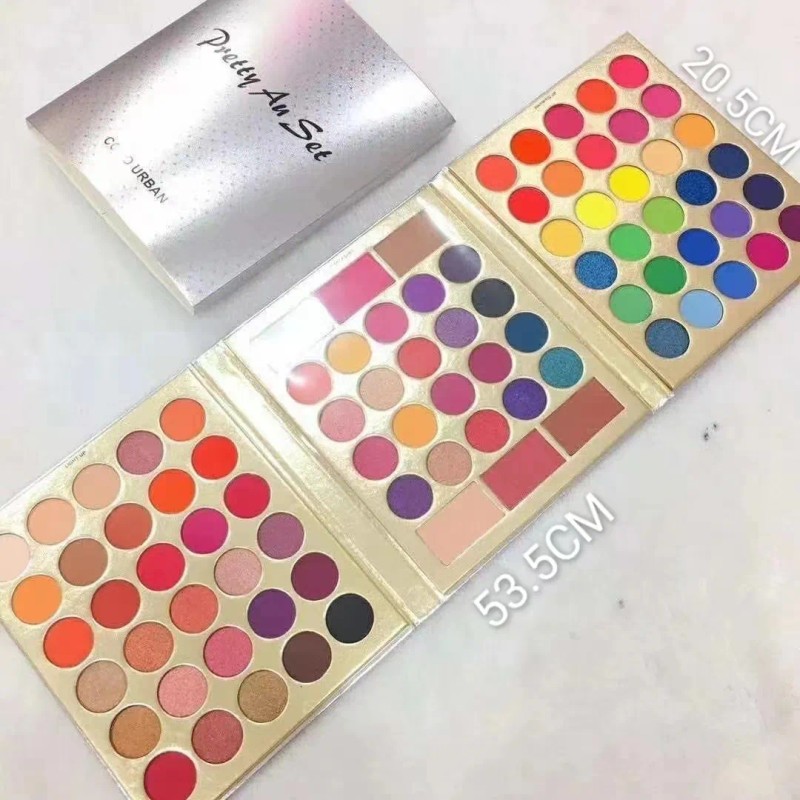 Paleta De Sombras Ojos Brillante Profesional Kit 86 Colores