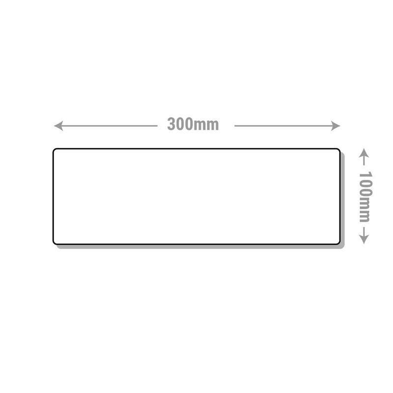 V Safety Push Bar To Open Door Sign - 300mm