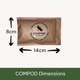 ComPods, Compost Accelerator Pods - Organic, Nutrient-Rich & Convenient Compost Activator for Faster, Compost (5 Pods)
