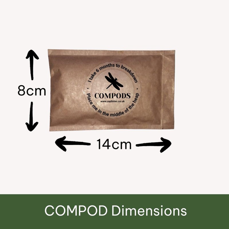 ComPods, Compost Accelerator Pods - Organic, Nutrient-Rich & Convenient Compost