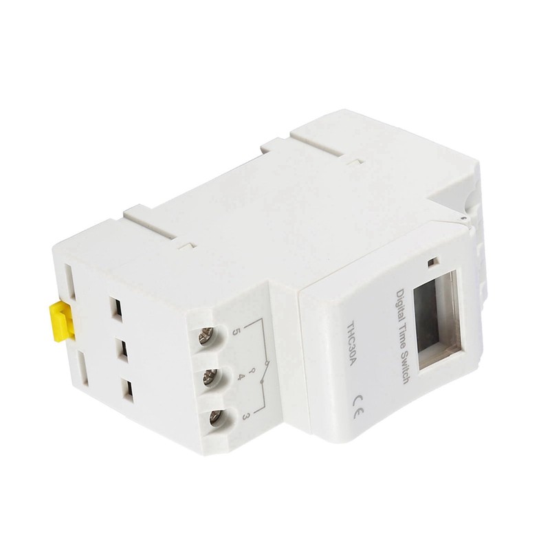 Walfront 30A Digital Timer Switch 7 Day Programmable Electronic Time