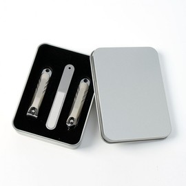 Levercut Nail Clipper 3-Piece Set NC-01 (Silver) Nail Clipper