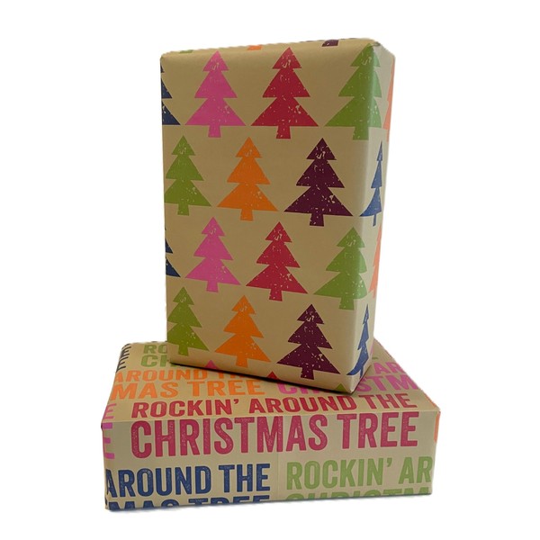 WRAPT Eco Christmas Wrapping Paper - 12 sheets 70cm x