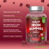 Iron Gummies Supplement for Adults | 90 Count with Vitamin