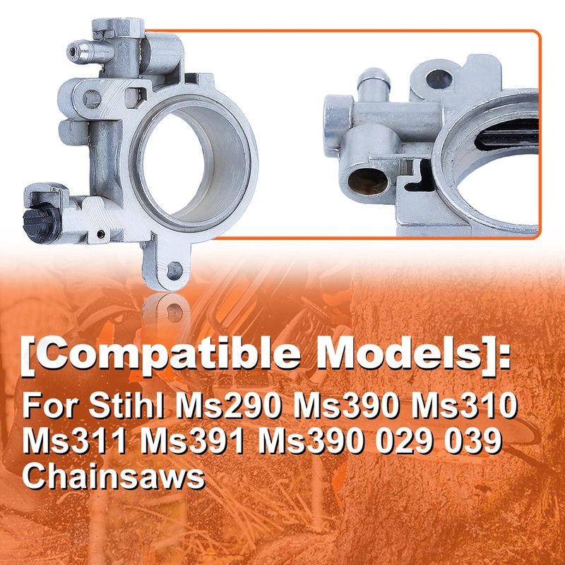 Mtanlo Oil Pump With Worm Gear For Stihl Ms290 Ms390