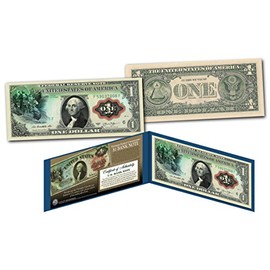1869 George Washington Rainbow One-Dollar Collectible Banknote Hybrid New Modern $1 Bill