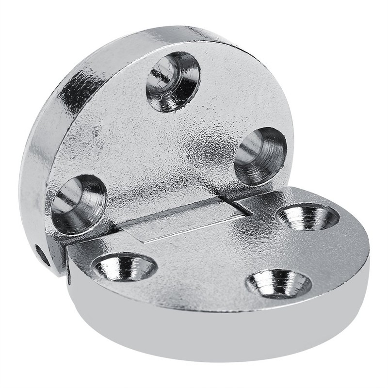 Folding Flip Top Hinge, 2Pcs Zinc Alloy Self-Supporting 180 Degree