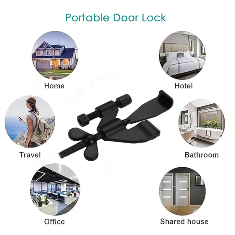 Portable Door Lock, Top One Tech Pocket Size Security Door