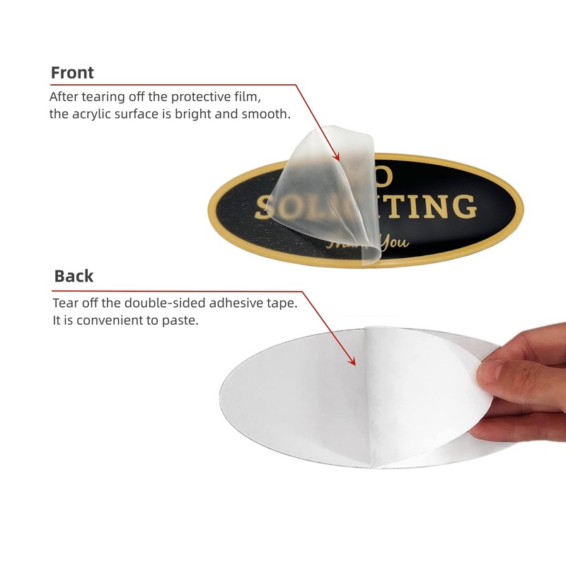 NanTun No Soliciting Sign: Keep Unwanted Visitors Away with Our