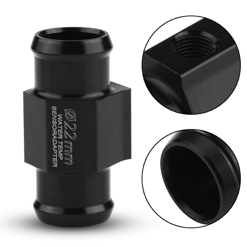 Water Temperature Connection Pipe, Aluminium Motorcycle Temperature Sensor Adapter, Water