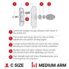 RAM Mounts Double Socket Arm RAM-201U Medium Arm Compatible with