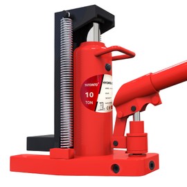 YATOINTO 2-in-1 Bottle Jack, Toe Jack with Pump Handle Dual Purpose Lifting Capabilities for Top and Toe, Bottle Jacks for Car Farm Home (5/10 Ton Load Capacity)