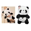 Cute Panda Plush Pillow Soft Comfortable Washable Simulation Panda Plush