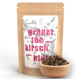 Alpaca Tea Green Tea Cherry Green Tea Blend Loose Resealable (100 g)