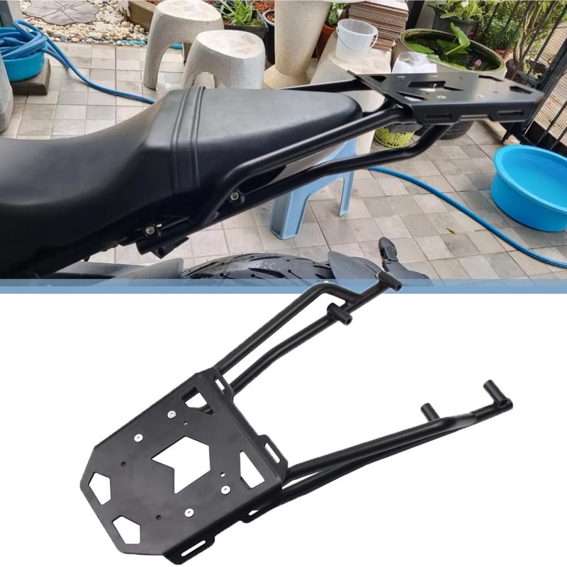 Motorcycle Rear Luggage Cargo Rack Aluminum Top Plate Support Bracket