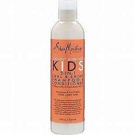 Shea Moisture Coconut & Hibiscus Kids 2N1 Curl & Shine Shampoo & Conditioner