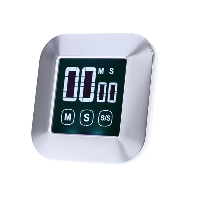 FUNOMOCYA Multifunctional Kitchen Timer Digital LCD Timer Stopwatch Alarm Touch