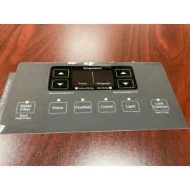 GE Refrigerator Dispenser Interface, Overlay only, for WR55X23228, OEM New