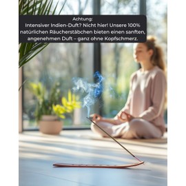 Incense Sticks Set 5 x 20 - 100 Incense Sticks - Sea Salt Lavender, Sage Eucalyptus, Sandalwood Rose, Osmanthus Agarwood & Frankincense Orange Blossom - Meditation, Yoga, Rough Nights Gift Set