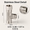 1/2 Inch BSP Stainless Steel Pipe Fittings – Tee, Elbow,