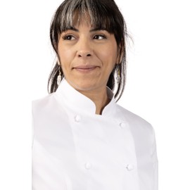 Chef Works Women's Siena Executive Chef Coat, White, 14