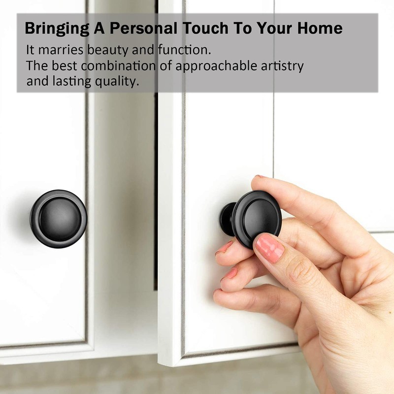 THSIREE 12PCS Cabinet Knobs, Premium Door Drawer Knobs Dresser Pull