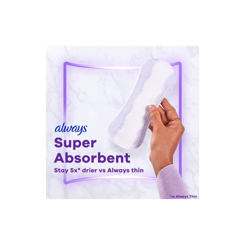 Always Xtra Protection Long Daily Liners Unscented 108 Count