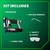 Metabo HPT Pin Nailer, Pro-Preferred Pneumatic Power Nailers for Cabinets,