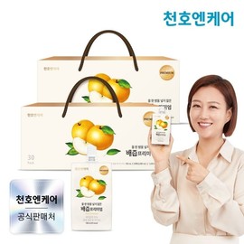 Cheonhoen Care Pear Juice Premium 100ml 30 Pack X 2 Box / 천호엔케어 배즙 프리미엄 100ml 30팩 X 2박스