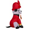 Gemmy Airblown Inflatable Firefighter Dog, 3.5 ft Tall, Multicolored