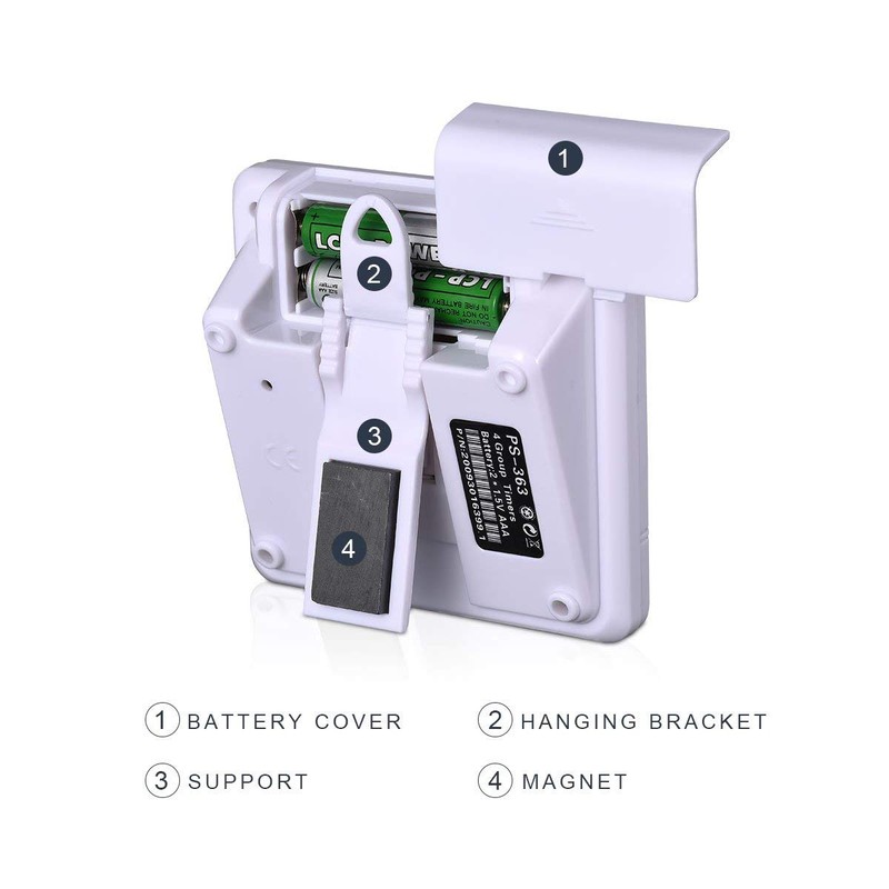 Digital Countdown Timer 4 Channel Count Up Down Kitchen Timer