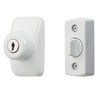 Ideal Security BKGLKW Keyed Deadbolt, White