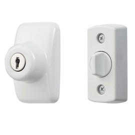Ideal Security BKGLKW Keyed Deadbolt, White