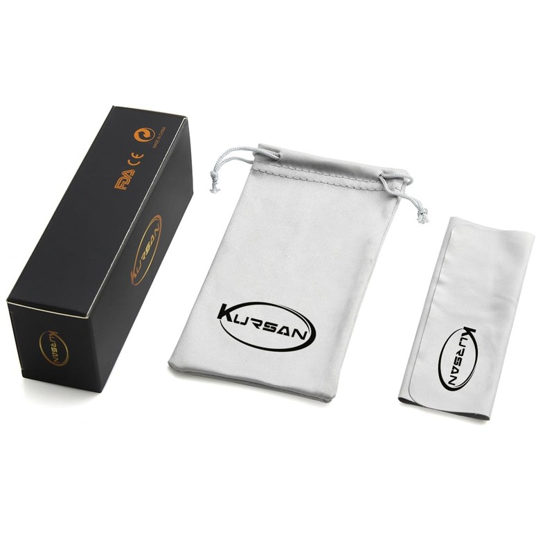 Kursan Round Blue Light Glasses for Women Men Retro Circle