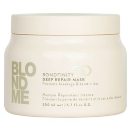 BlondMe Bondfinity Deep Repair Mask for Blonde Hair | Intensive Hair Treatment | Strengthens, Repairs, & Prevents Breakage | For Blonde, Lightened, & Grey Hair