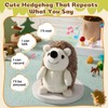 Arrowbash 6.3 Inch Talking Hedgehog Clear Repeats What You Say