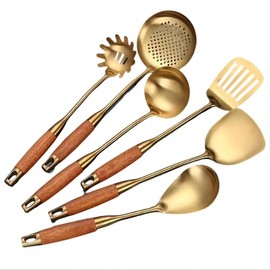 Heavy-Duty Stainless Steel Utensil Set – Spatula & Spoon for Everyday Cooking