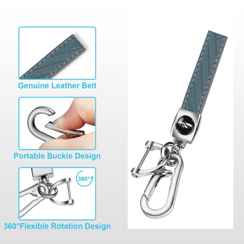 QBUC for Toyota Key Fob Cover with Keychain Suitable for
