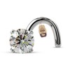 FreshTrends Diamond Nose Ring – 18G 2mm (0.03 ct. tw)