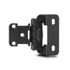 Vallecloud 4 Pack (2 Pair) Matte Black Cabinet Hinges for