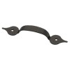 Liberty P93000C-BL Flat Black 3 1/2" Front Mount Hammercraft Cabinet Drawer Pull