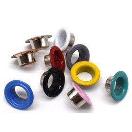 Renashed Grommets Kit 1/4 inch Metal Eyelets 300 Set for Bag Shoes Clothes Crafts, 10 Colors