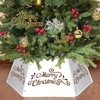 28" Christmas Tree Collar for Pencil Tree, Metal Tree Collar