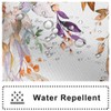 Ruelvth Small Stall Shower Curtain, Purple Eucalyptus Shower Curtain for