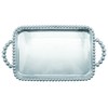 Mariposa Pearled Service Tray, Medium