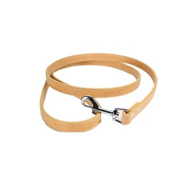 1.5CM*120CM PU Leather Dog Lead,khaki Dog Leash,Leather Pet Leash For Cat.Puppy.Small Pet