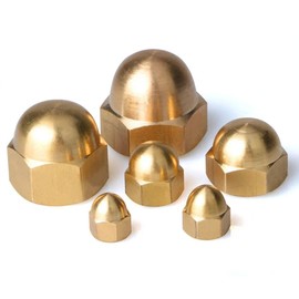Solid Brass Dome Nuts Acorn Nuts Solid Brass Cap Nuts M3 M4 M5 M6 M8 (M5)