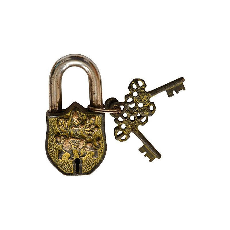 Exotic India Goddess Durga Temple Lock