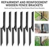 Colinktool 6Pack Fence Post Repair Stakes Kit, Heavy-Duty Metal Fence