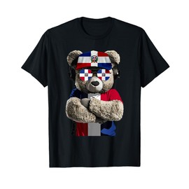 Dominican Flag Bear Souvenirs Products Dominican Republic T-Shirt